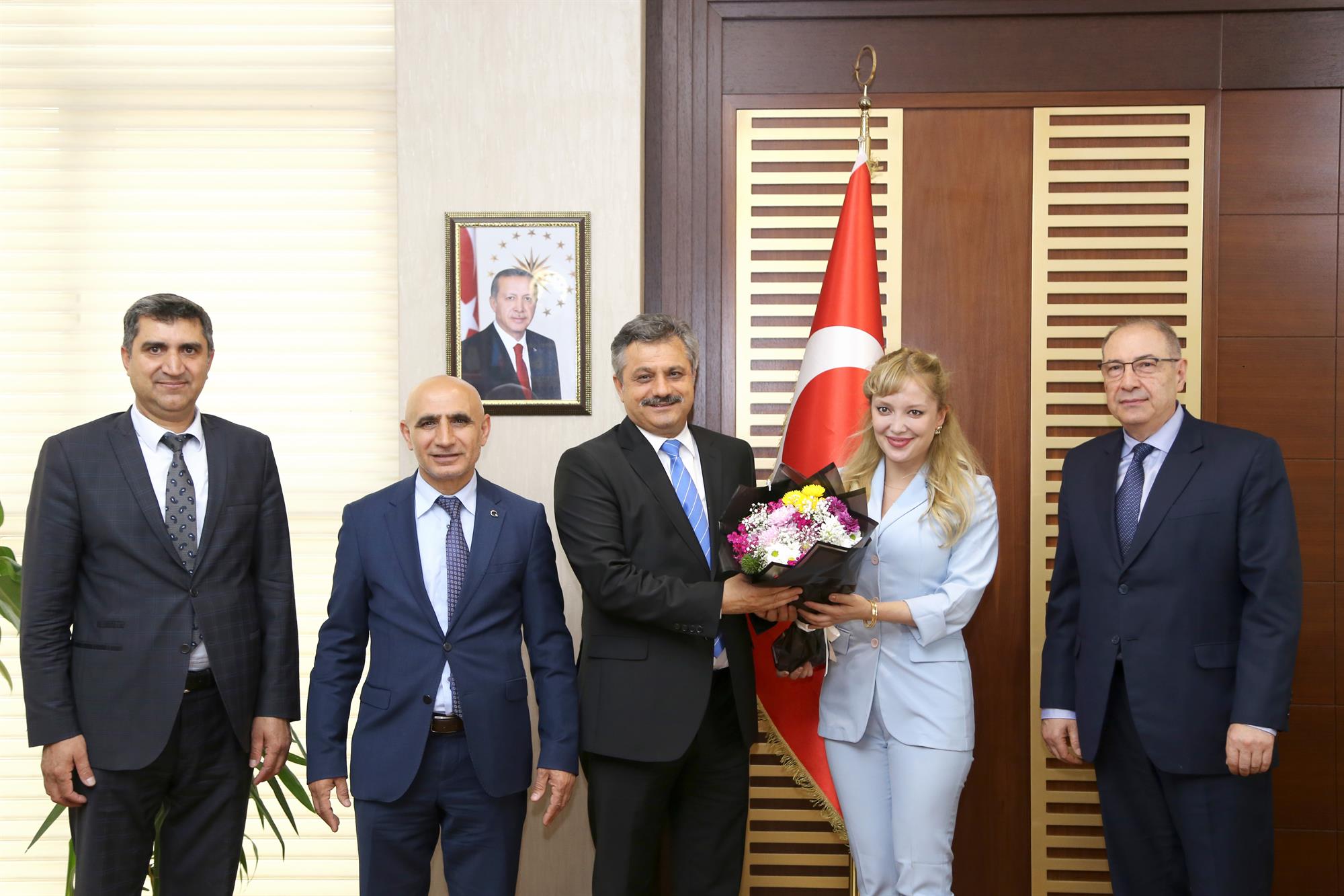 Sosyal Güvenlik Haftası Kapsamında SGK İl Müdürü Abdulcelil İlbaş’tan Rektörümüz Prof. Dr. Nihat Şındak’a Ziyaret